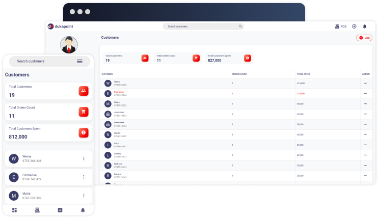 Seamlessly store customer information 
and uncover valuable insights